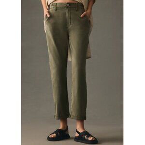 PAIGE Drew Mid-Rise Weekender Jeans Vintage Ivy Green 28
